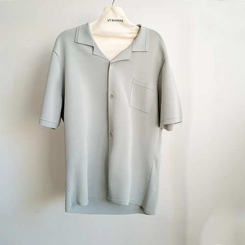 Mens White Knitted Polo Shirt Mens White Knitted Polo Shirt