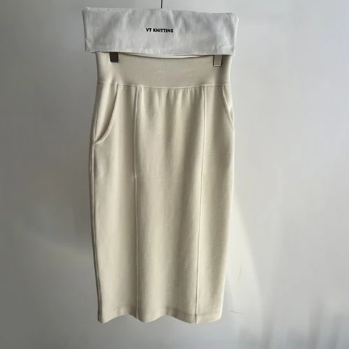 Merino Wool Knit Skirt