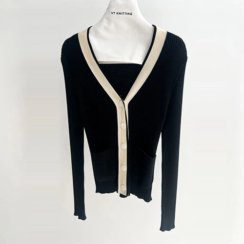 V Neck Merino Wool Sweater Women's